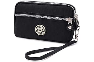 Galaxy S8 Phone Canvas Wristlet Handbag