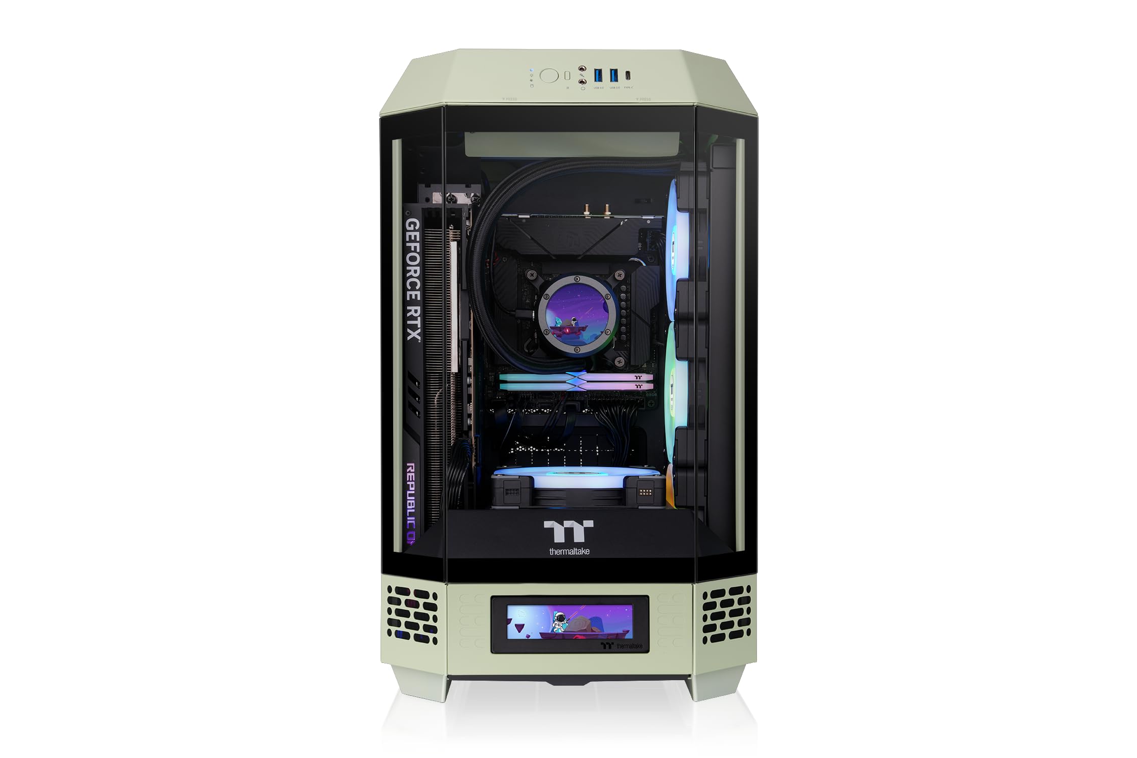 Thermaltake The Tower 250 | Mini Gehäuse (Matcha Green)