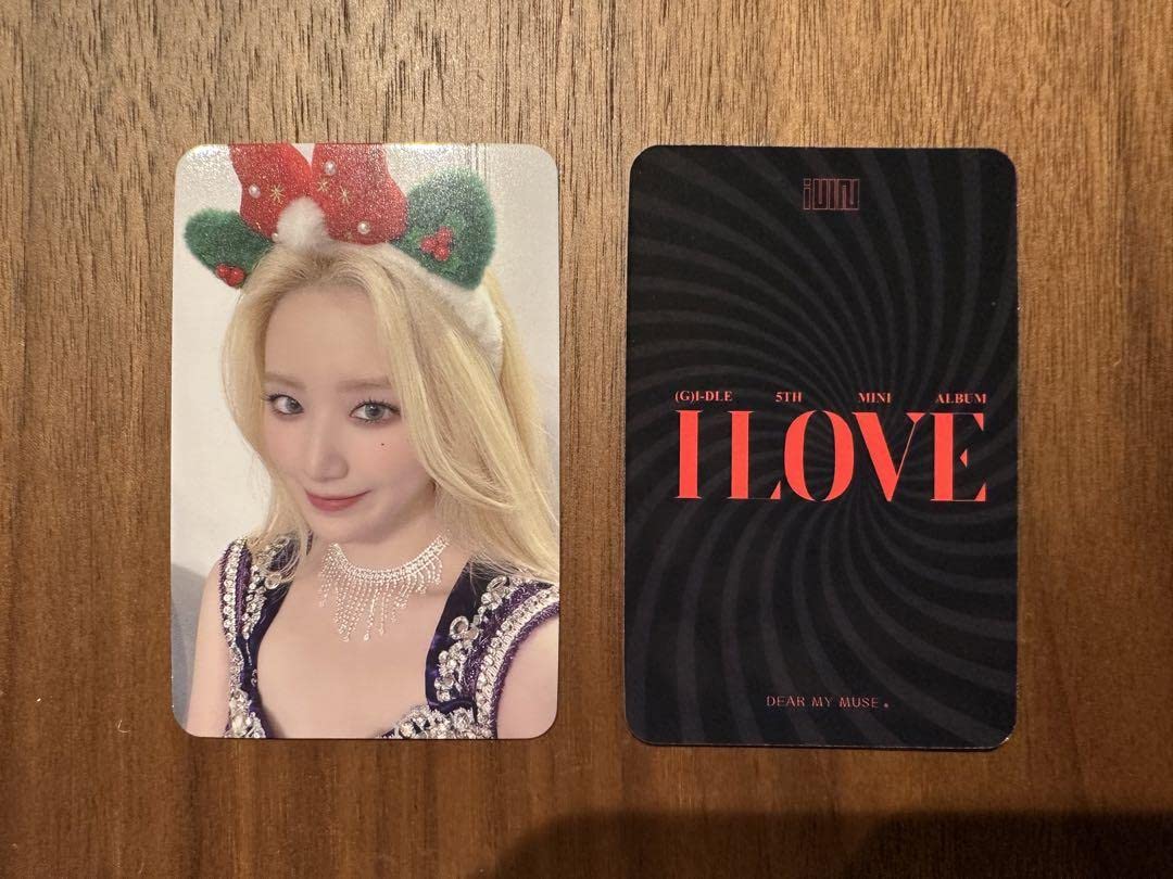 Amazon.co.jp: (G)I-DLE dmm シュファdear my muse 特典トレカ : おもちゃ