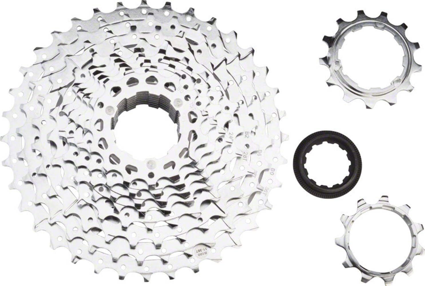 H10 Cassette | 10 Speed | 11-36t | Silver | Chrome Plated
