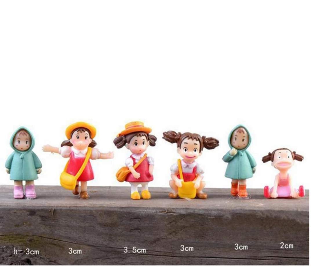 Bloom Bagicha Resin Fairy Dolls 6 pcs for TrayGardening/Landscaping/Bonsai Decoration/Home/Garden Décor/Home Décor