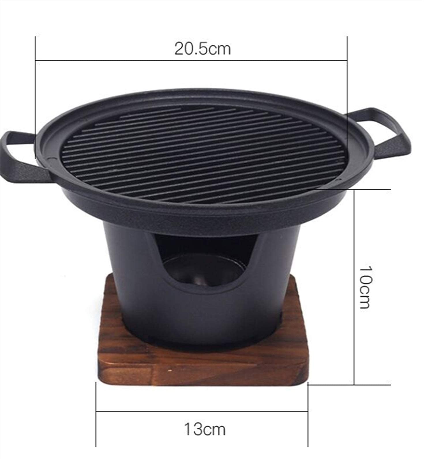 Barbecue per Interni ed Esterni Griglia a Carbone Griglia per Barbecue Griglie per Barbecue da Tavolo Doppie per Uso Domestico BBQ Cucina Coreana Barbecue Antiaderente
