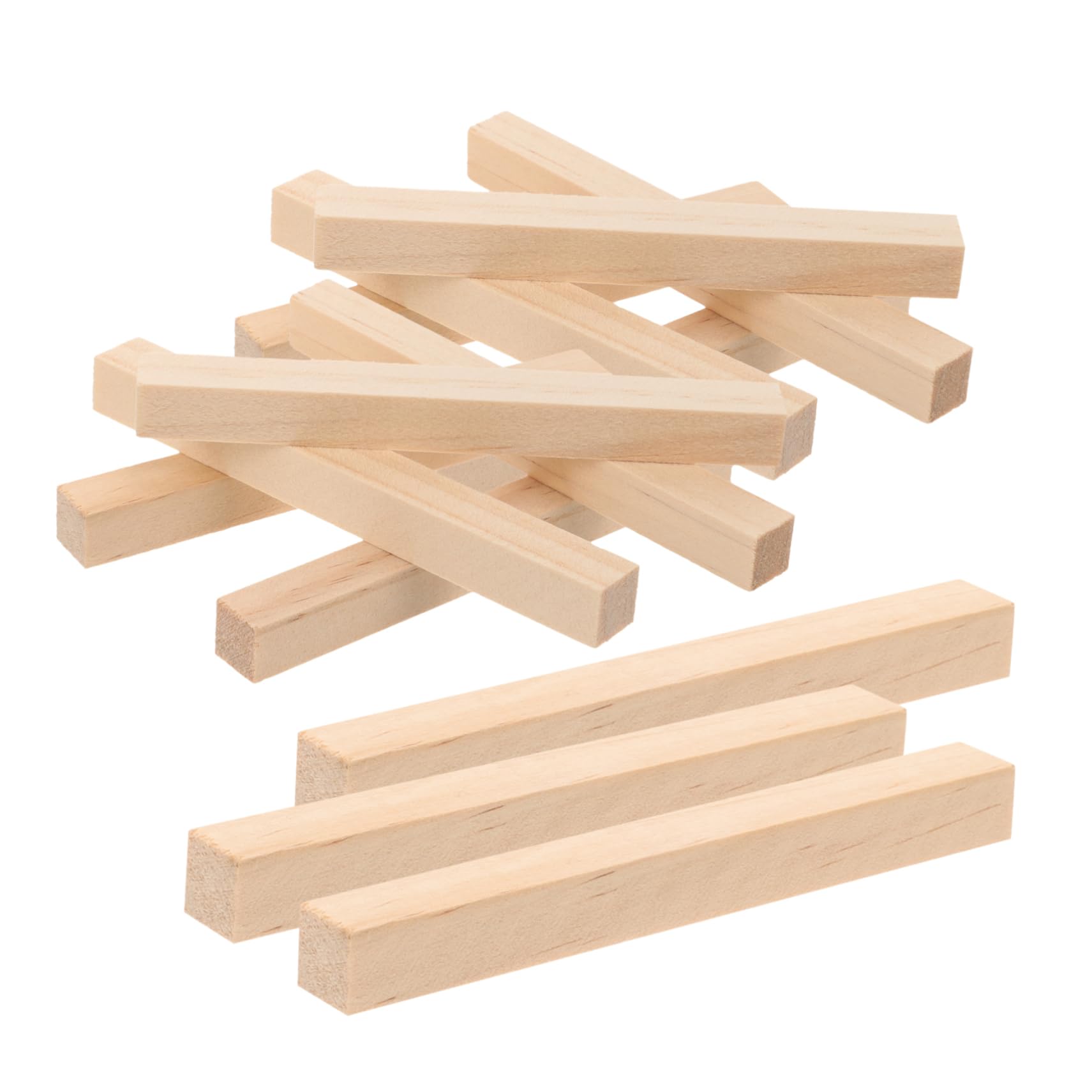 STOBOK 120stücke -dübelstäbe Für Bastelprojekte Unbehandelte Holzstäbchen Für -modellbau Malen Und Dekoration Vielseitig Einsetzbar