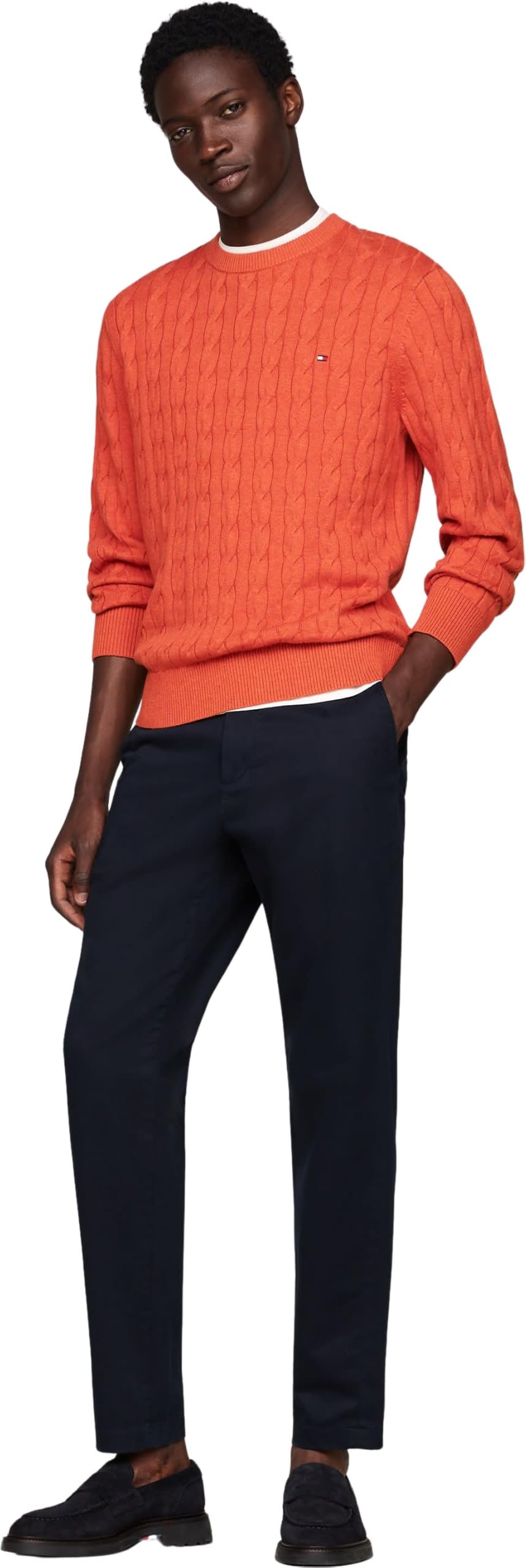 Tommy Hilfiger Chino Homme Chino Bleecker Printed Structure Slim Fit