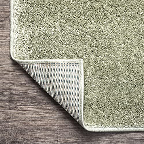 JONATHAN Y Haze Solid Low-Pile Green Indoor Area Rug 9x12, Coastal,Bohemian,Minimalist,Classic, Easy-Cleaning for Living Room,Bedroom,Kitchen,Pet Friendly,Non-Shedding (SEU100O-9) - Image 5