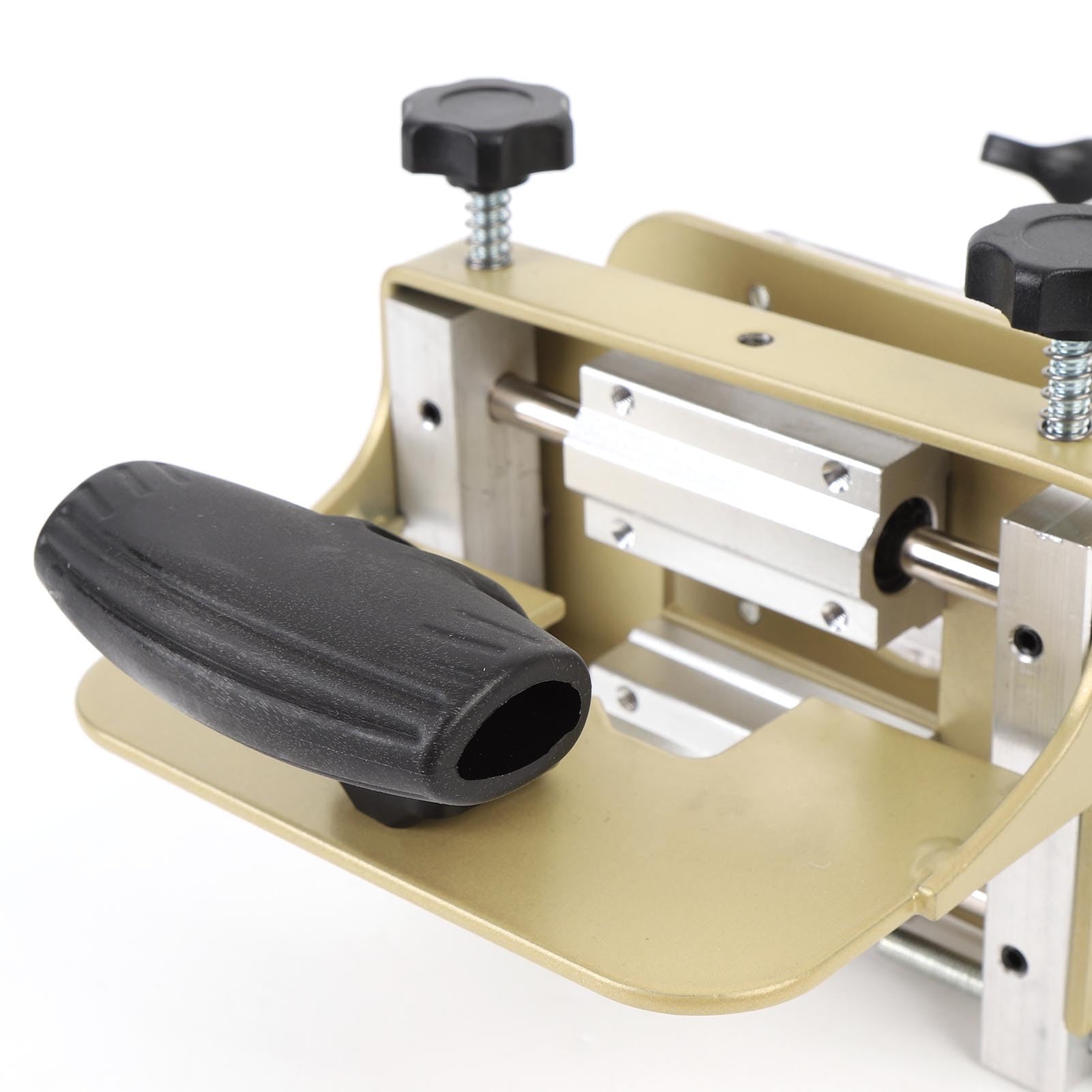 Localizzatore di Scanalature per Fresatrice per Legno, Staffa di Fissaggio 2 in 1 per Taglierina, Staffa per Scanalature in Lega di Alluminio Ad Alte Prestazioni per la Rifinitura dei Bordi