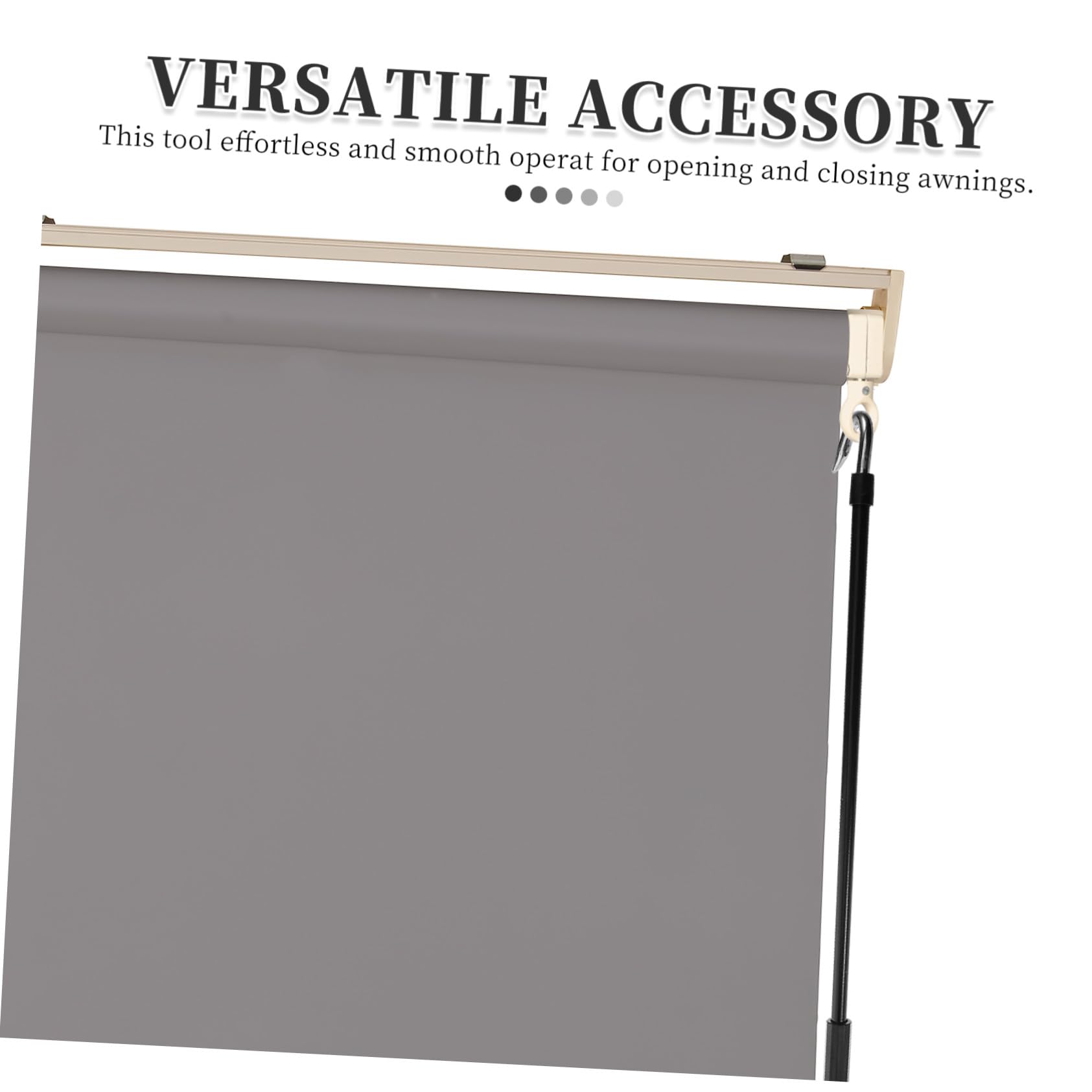 Manivelle D'auvent Manuelle en Métal pour Store Extérieur, Outil de Levage pour Terrasse et Camping-Car, Accessoire Pratique pour Installation et Maintenance de Stores
