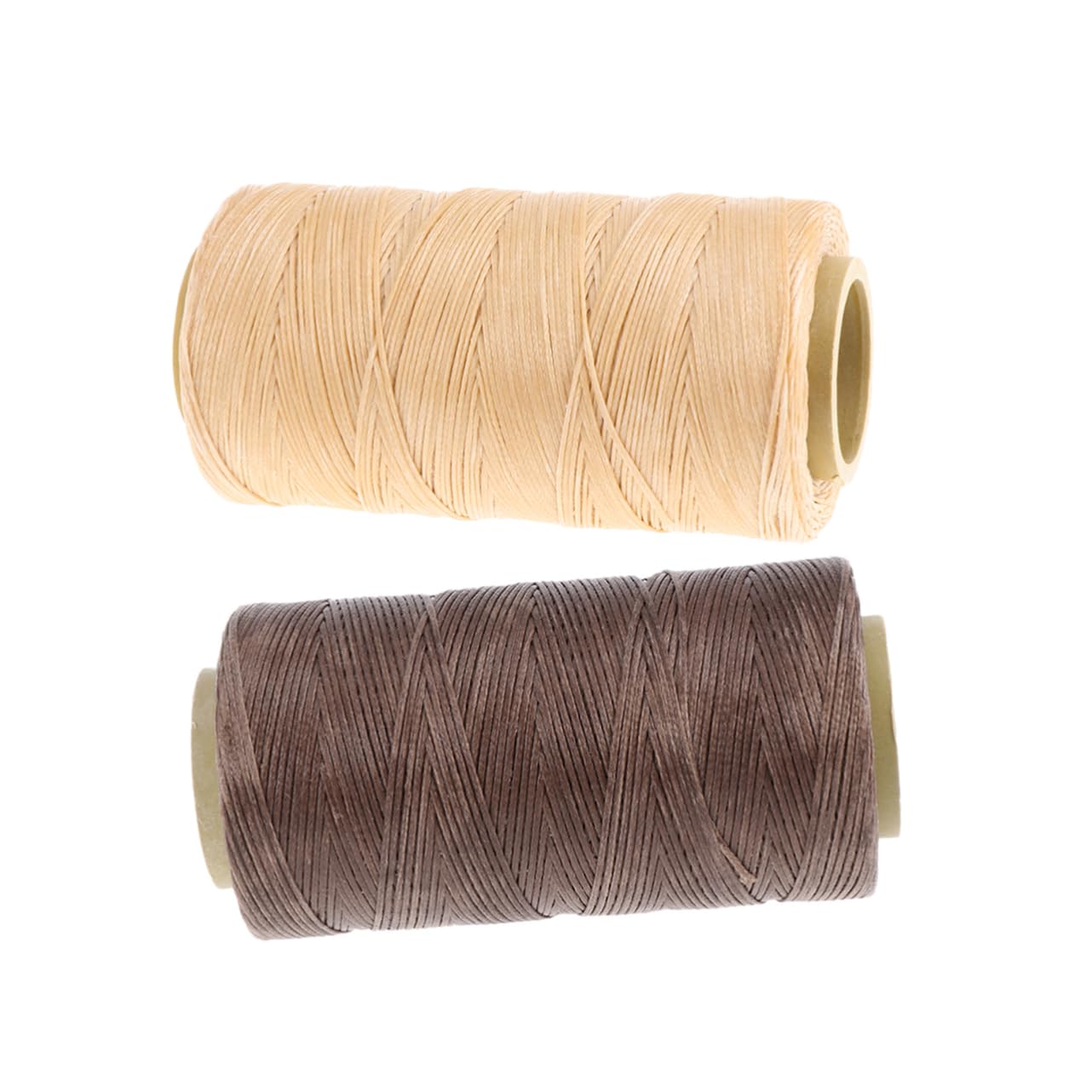 STOBOK 3pezzi Filo Cerato Piatto Per Cucito Pelle Filo Da Cucire Cera No Marrone Per Progetti Fai Te Riparazioni e Rilegatura Resistente e Versatile Per Artigianato Pelle