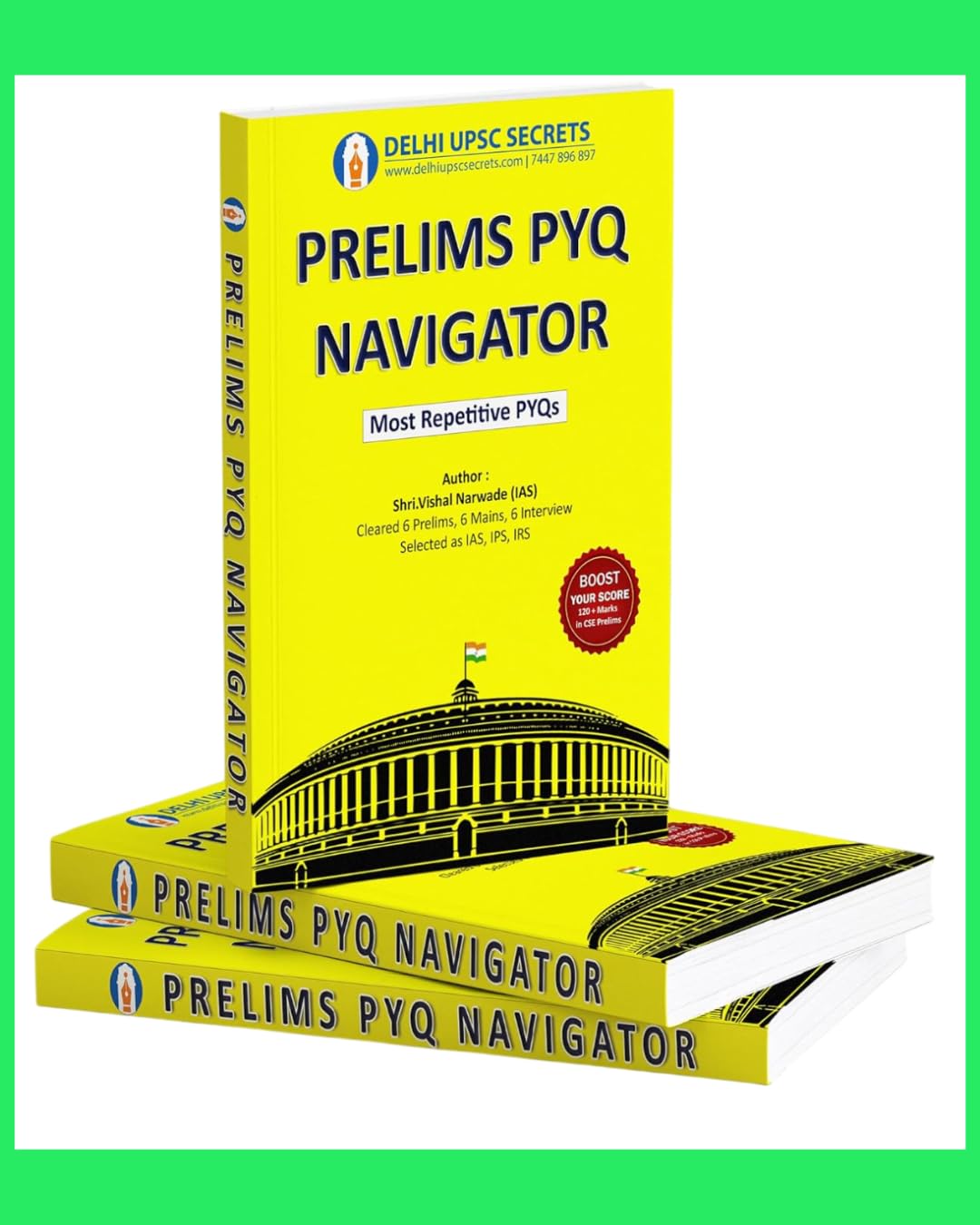 Delhi UPSC Secrets – Prelims PYQ Navigator – Most Repetitive PYQs By Vishal Narwade – New Edition 2026