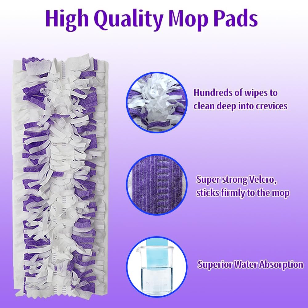 40 Pack Disposable Mop Pads For Swiffer Power Mop (MOP NOT
