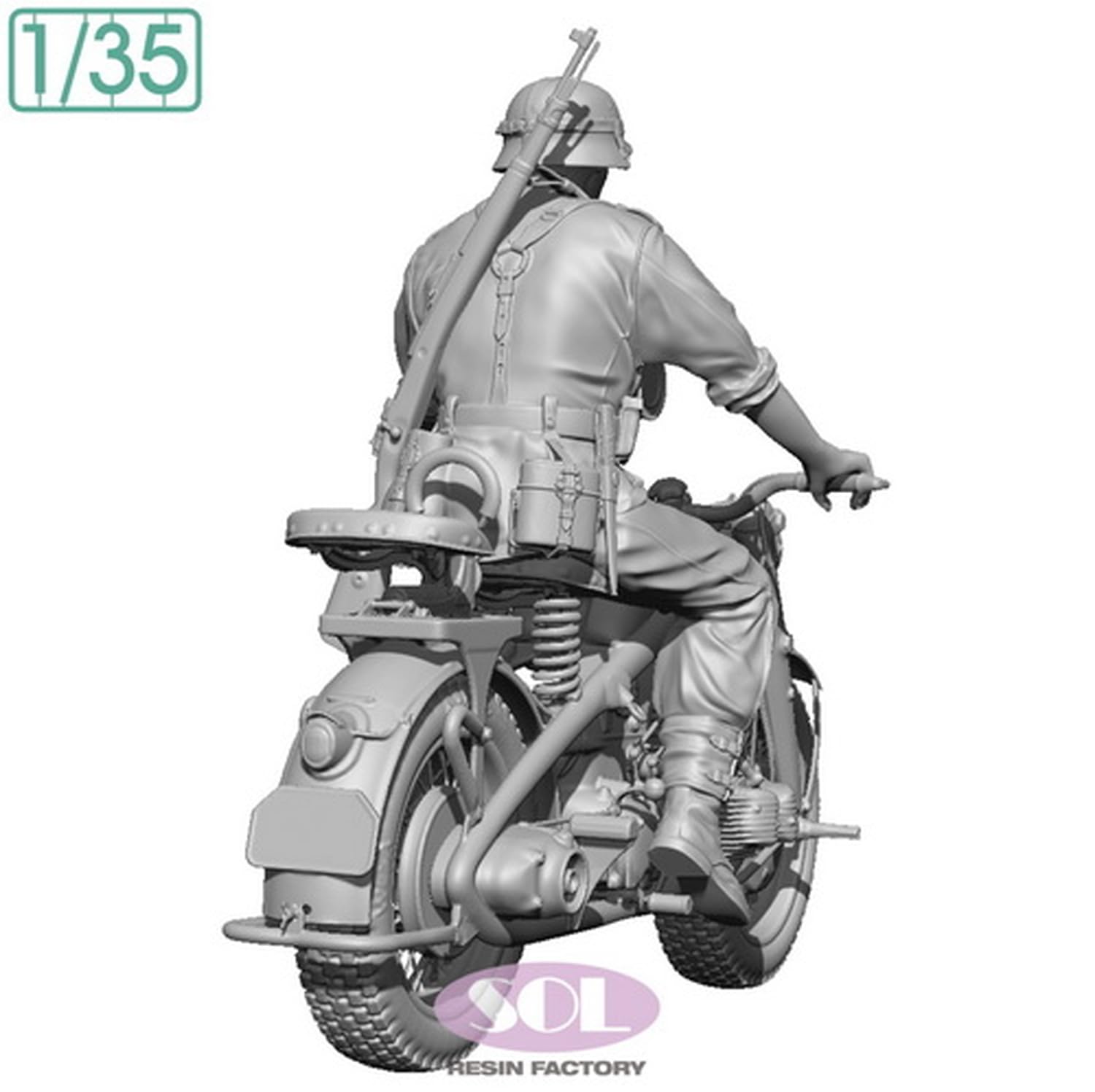 Amazon | ソルモデル 1/35 WWII ドイツ KS750軍用オートバイ