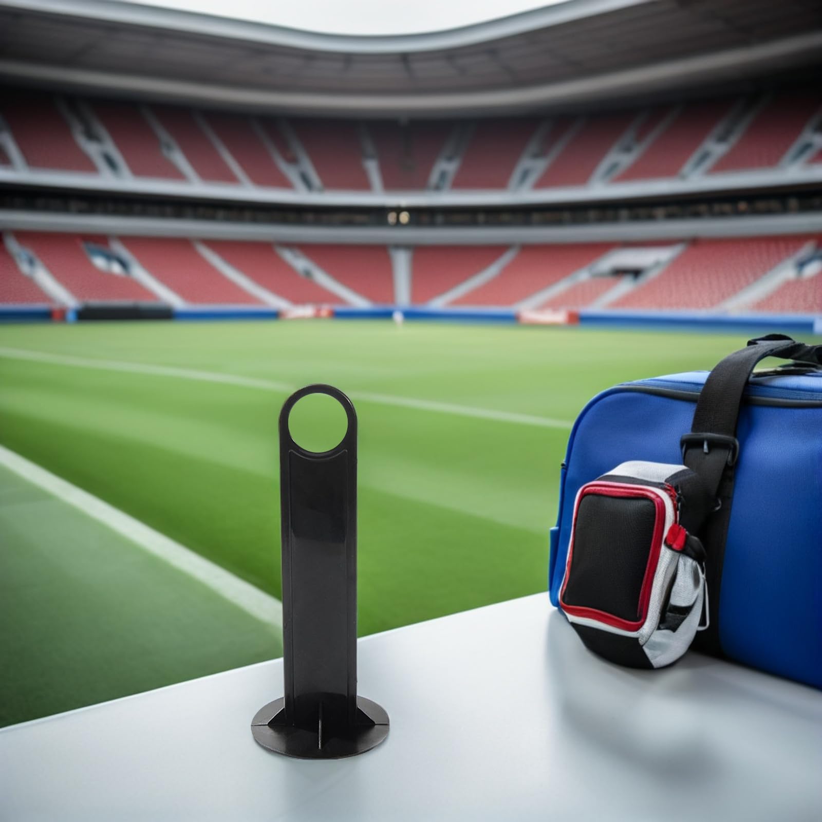 PACKOVE 5pièces Support Disques de Marquage PP pour Entraînement de Football avec Poignée Accessoire pour Cônes de Foot Rangement Facile des Disques de Signalisation
