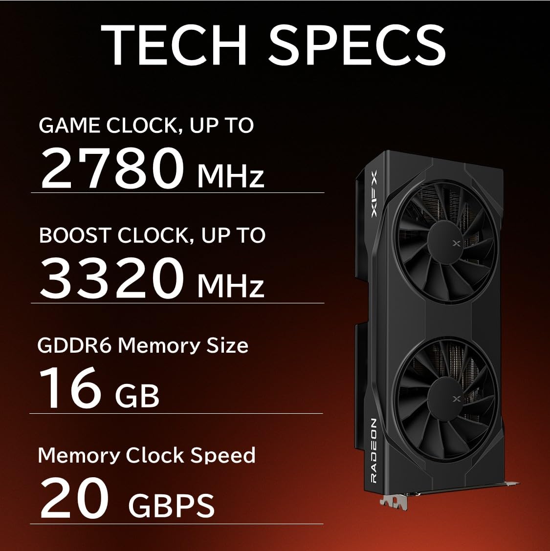 Amazon | 【ブラックパッケージ】XFX Swift AMD Radeon™ RX 9060 XT OC