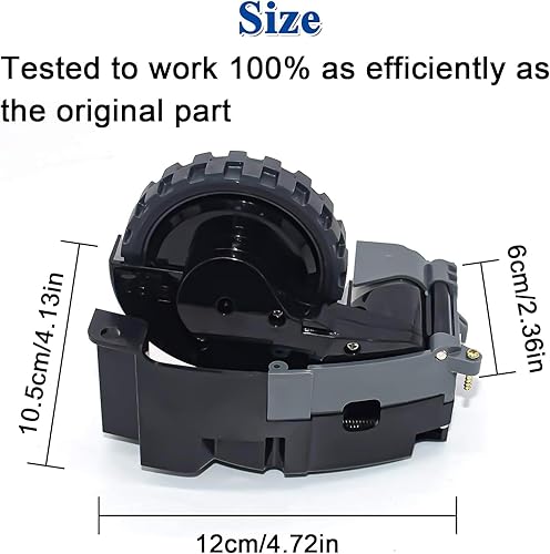 Miniatura 4 de Par de módulos de rueda izquierda para iRobot Roomba Serie I&E I7 I7+ I8 I8+ I6 I6+ I4 I3 I3+ J7 E5 E6 E7 Series Aspiradora