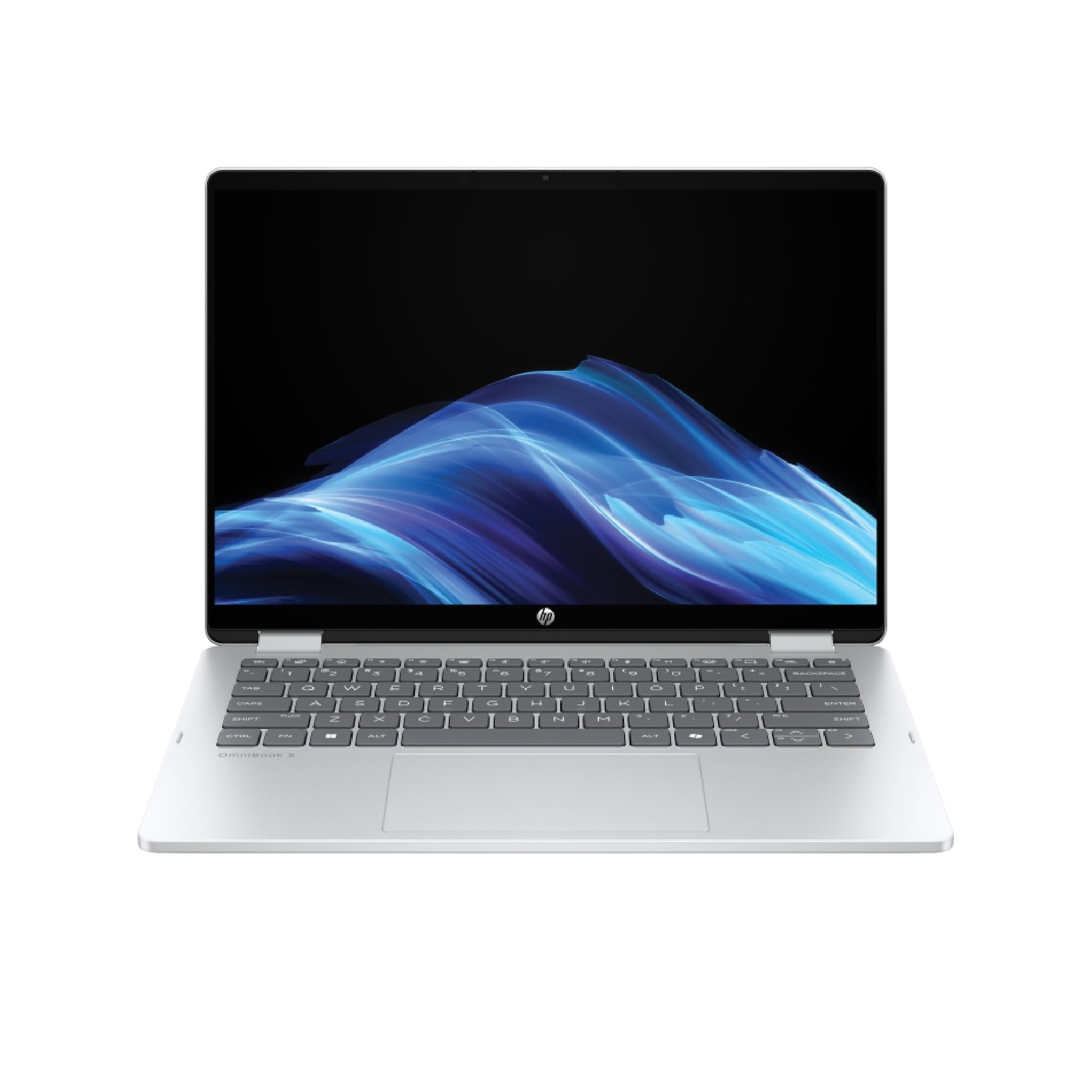 HP OmniBook 5 Flip x360 14-fp0001sl Convertibile, Intel Core i3 1315U, 8GB RAM, 512GB SSD, Display 14" 2K Touch IPS, Intel UHD Graphics, PrivacyCam TNR 1080p, Windows 11, Argento