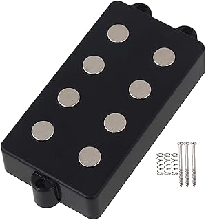 Yibuy 黑 BIG BASS GUITAR 4弦 ハムバッカーピックアップ 楽器用 セラミック