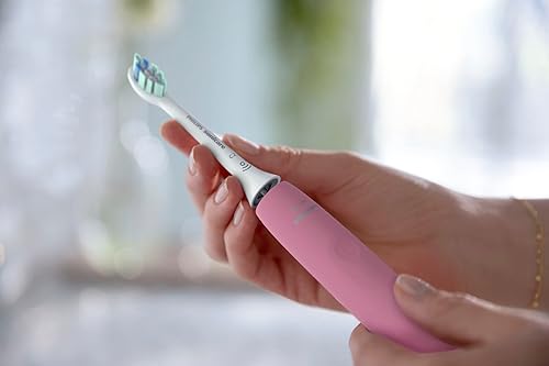 Miniatura 8 de PHILIPS Sonicare ProtectiveClean 4100 - Cepillo de dientes eléctrico recargable, color rosa profundo, control de placa con sensor de presión, hasta