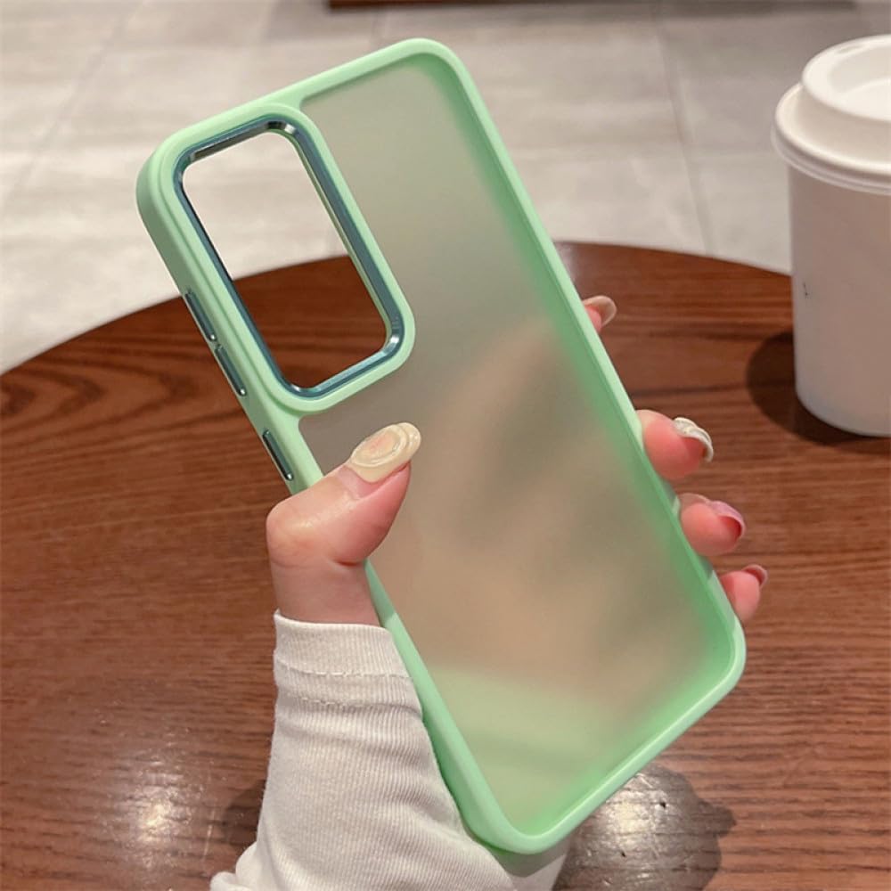 Coque Samsung S23 Ultra antichoc mate transparente verte ENILSA - 7