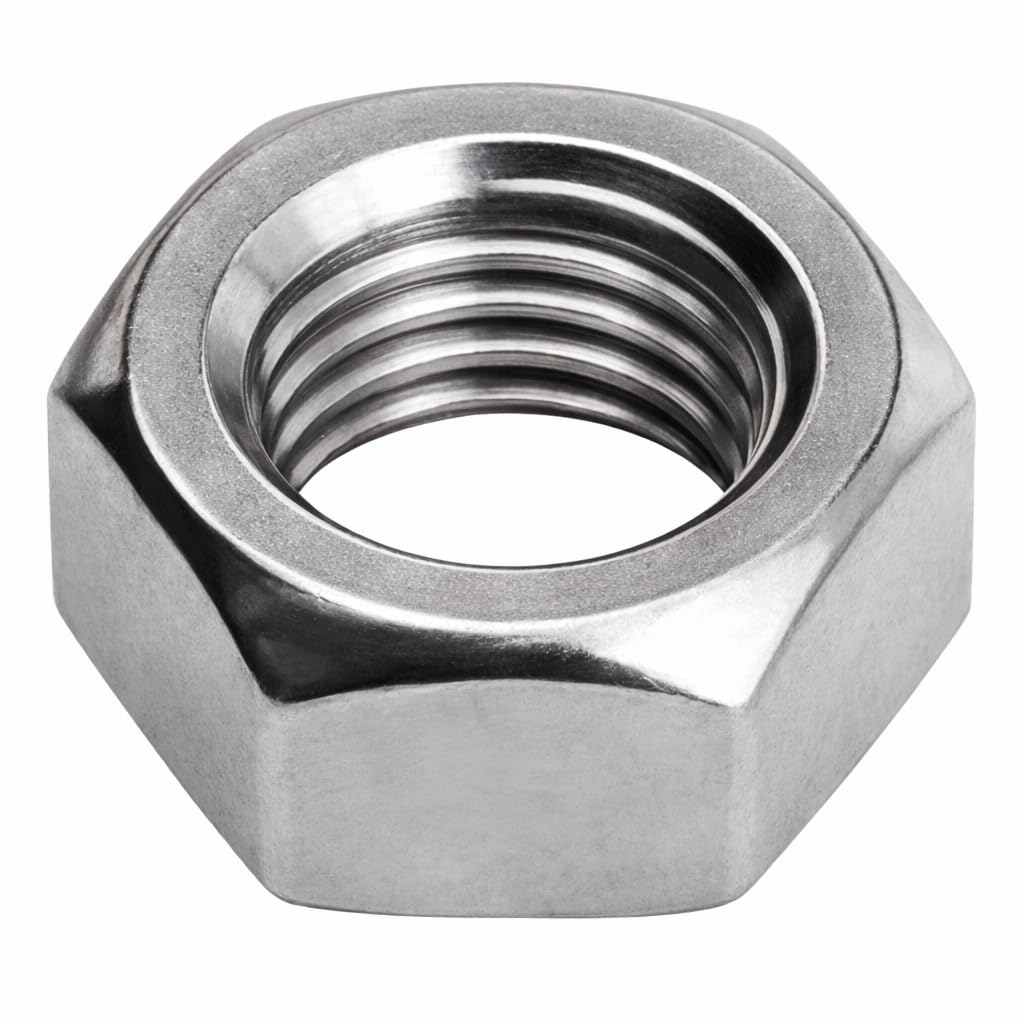 Sechskantmuttern M16 (DIN 934) | Edelstahl A2 V2A Inox rostfrei | Standard Sechskant Mutter | 50 Stück