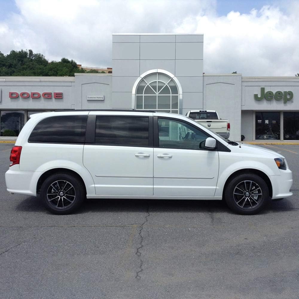 FE-CARAVAN18 Painted Body Side Molding Compatible with Dodge Grand Caravan - Granite Crystal (PAU)