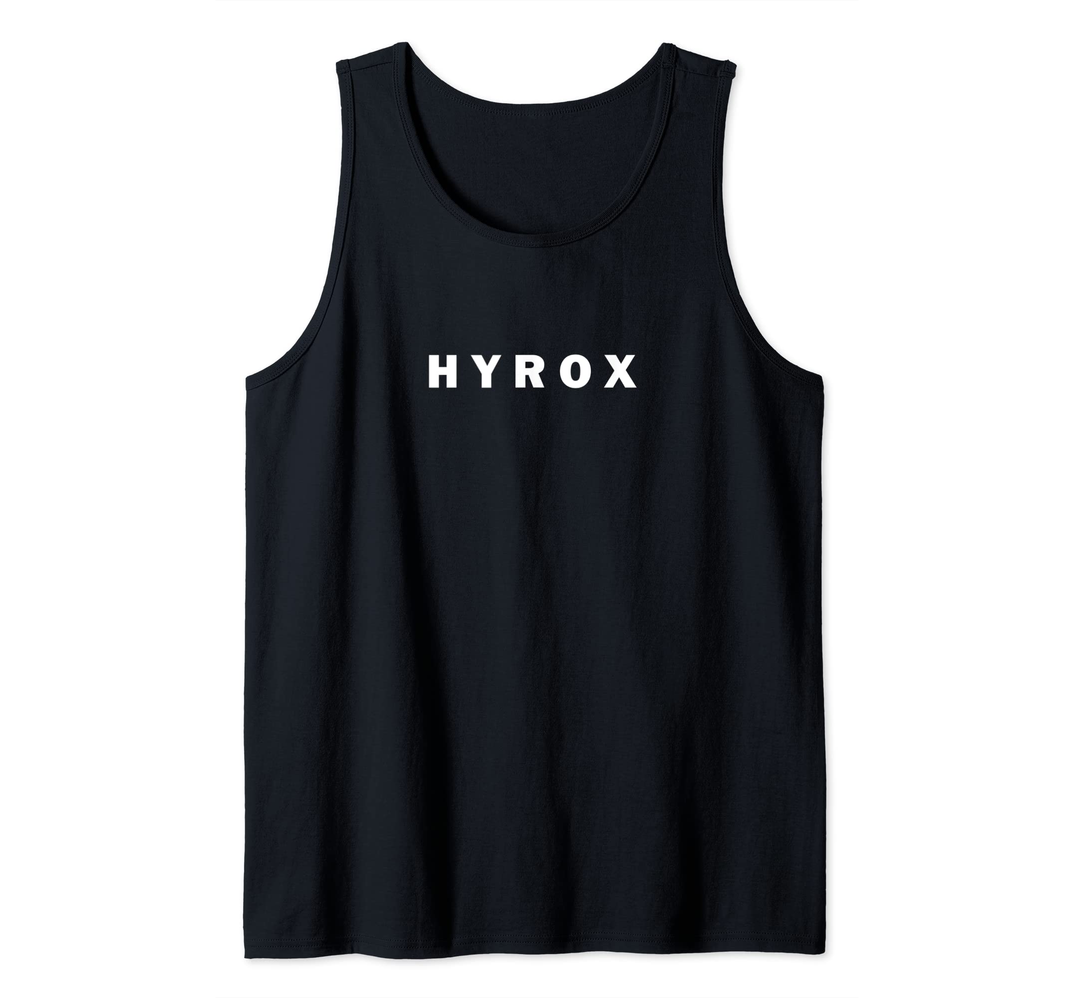 Hyrox lettering design for training and competition Tank Top