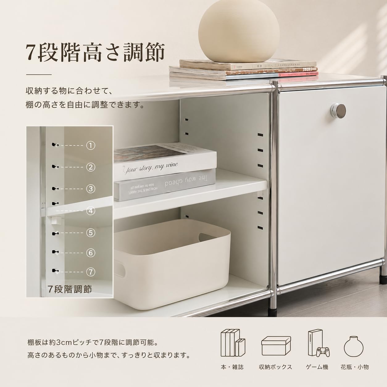 Amazon｜モジュール 家具 ローボード テレビボード 150cm ローボード