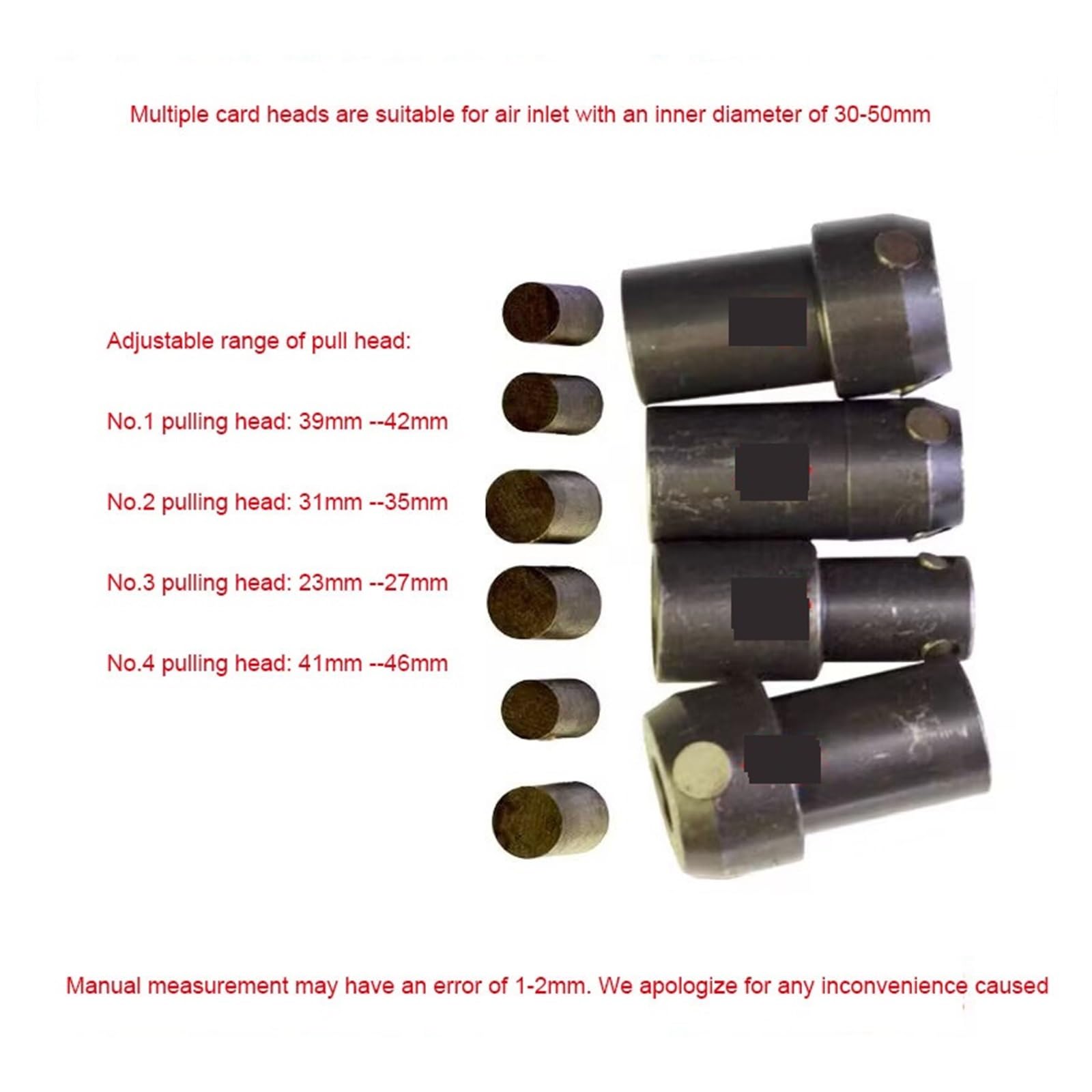 Herienta de reparación de Asiento de compresor, Extractor de Anillo de Asiento hidráulico,Material Fuerte