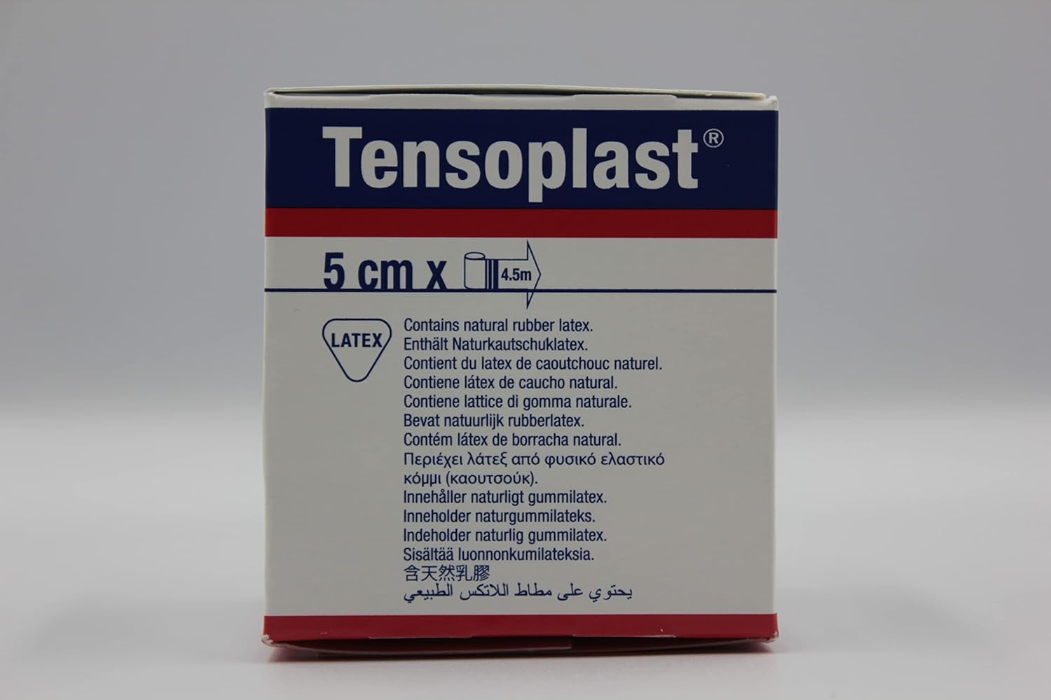 TENSOPLAST cm 5x4,5 mt BENDA ELASTOADESIVA 12 PZ