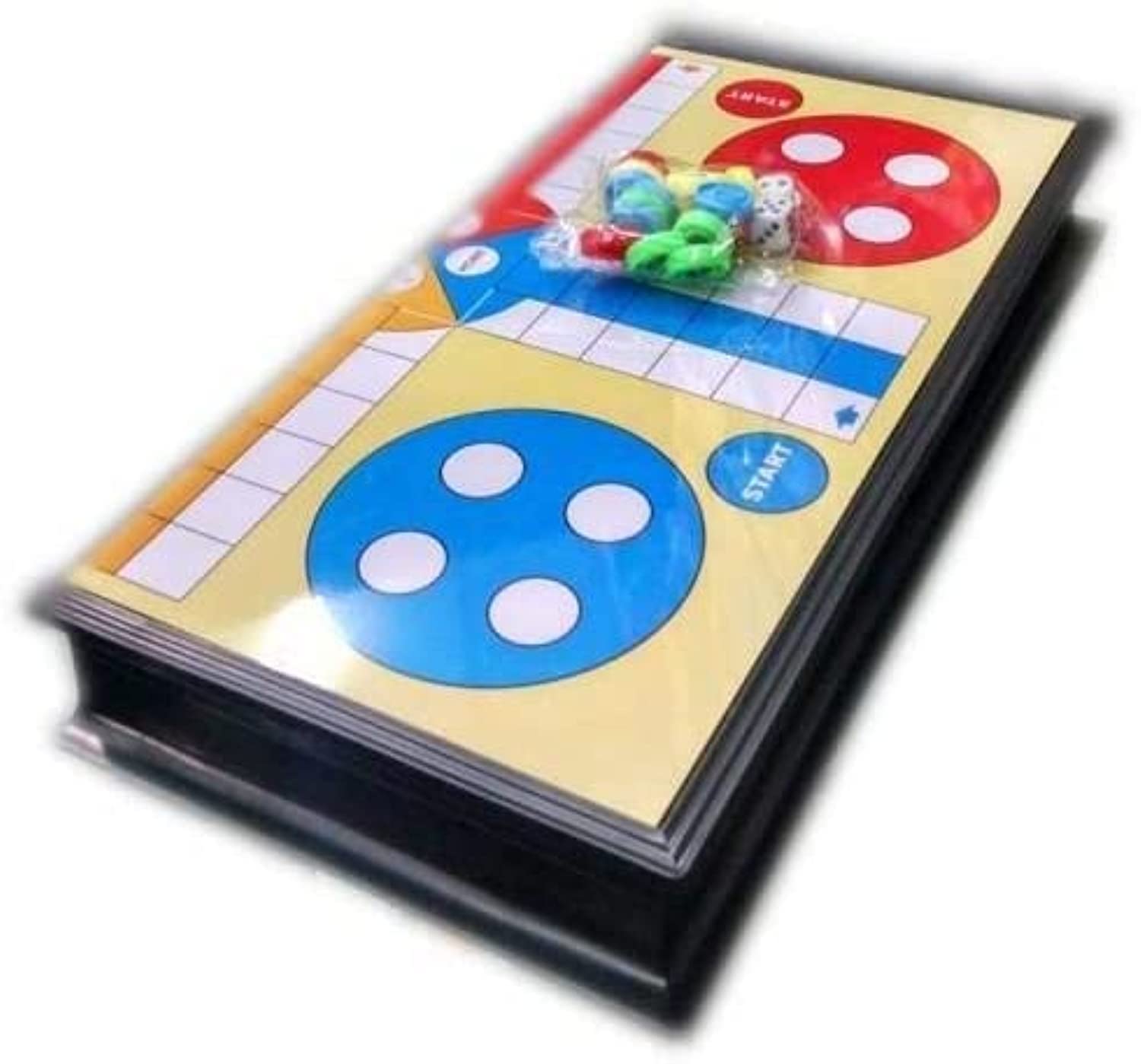 FABRIK BOARD GAME MAGNETIC LUDO & SNAKE AND LADDER 30 * 30 CM (LUDO)