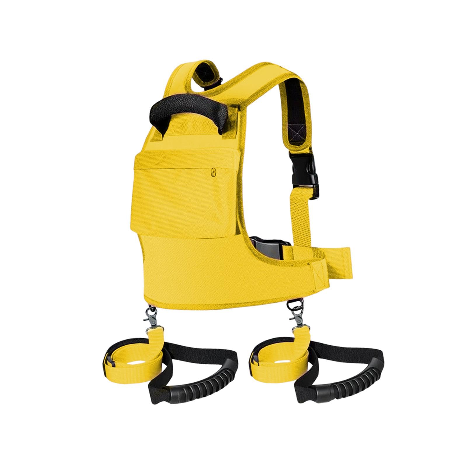 Harnais de Ski avec Poignée de Transport Légère, Sac à Dos et Laisse, Harnais pour Ski et Snowboard