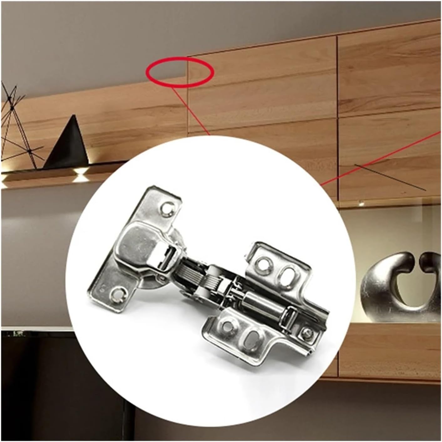 Cabinet Hinges,Soft Close Cabinet Hinges, 6Pc Cabinet Hinge 110 Degree Soft Close Kitchen Cupboard Cabinet Hinges Slow Shut with Screws Full Overlay 35mm Hardware