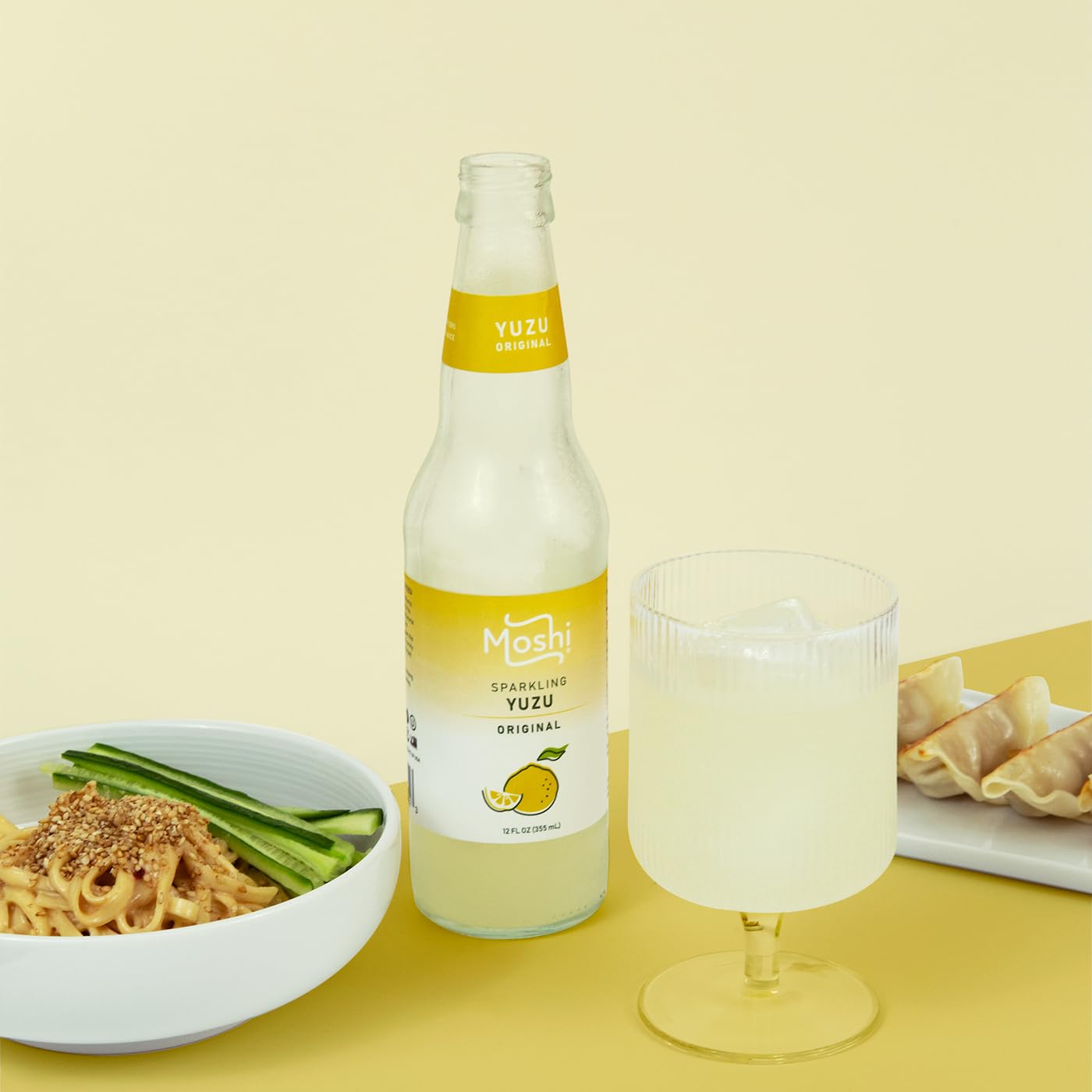 Moshi Sparkling Drinks - Original Yuzu (12 Bottles)