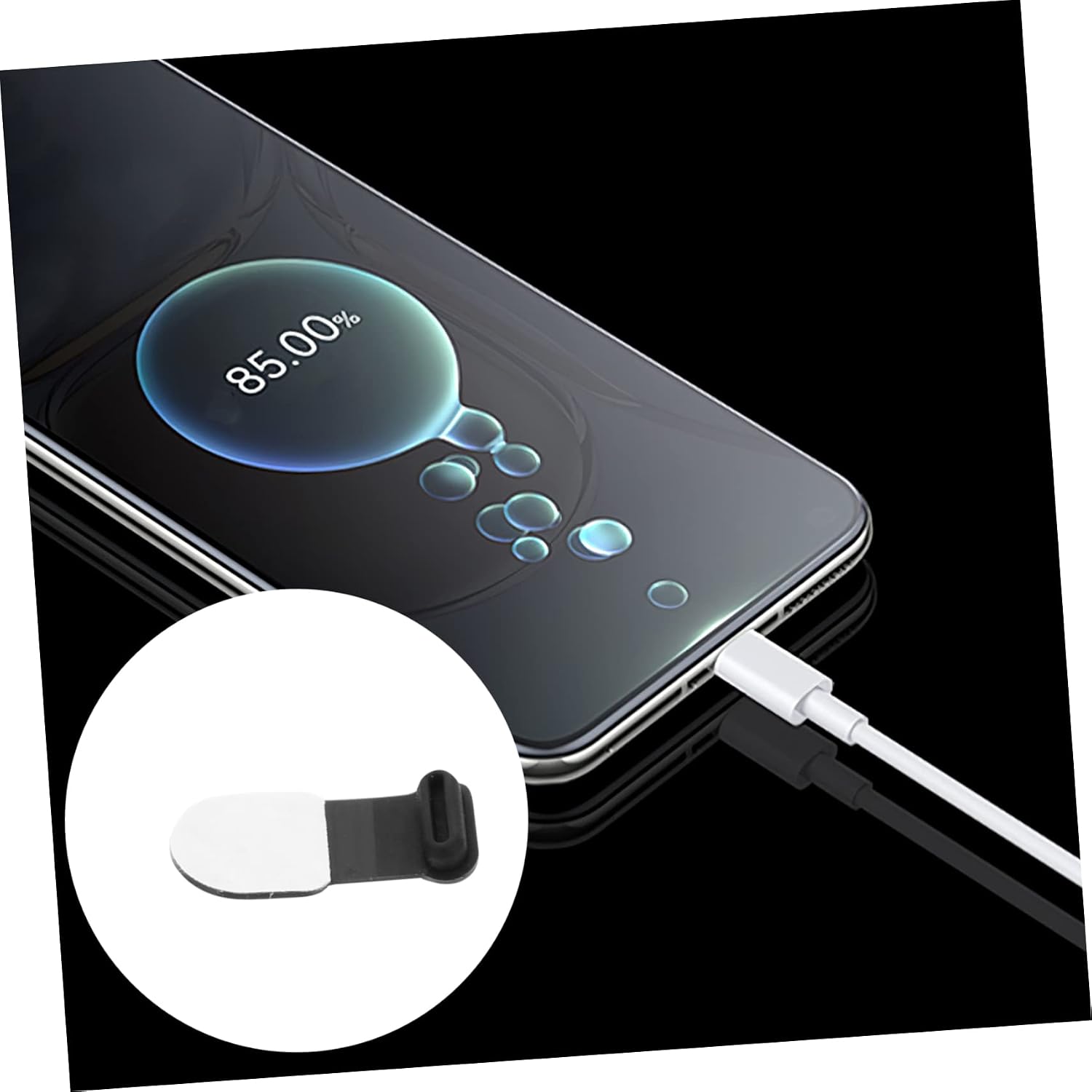 DOITOOL 12 Pcs Mobile Dust Plugs Silicone Stopper Dustproof Plug for Phone Charging Port