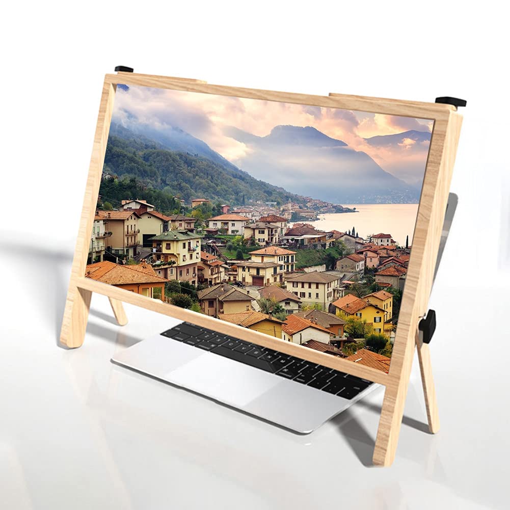 Tragbare Film-Videospiel-Vergrößerungs-Bildschirmlupe, 21-Zoll-Computer-Vergrößerungsprojektor-Bildschirmvergrößerung HD 3D-Bildschirmlupe für Laptop-Bildschirmverstärker Faltbare Bildschirmlupe
