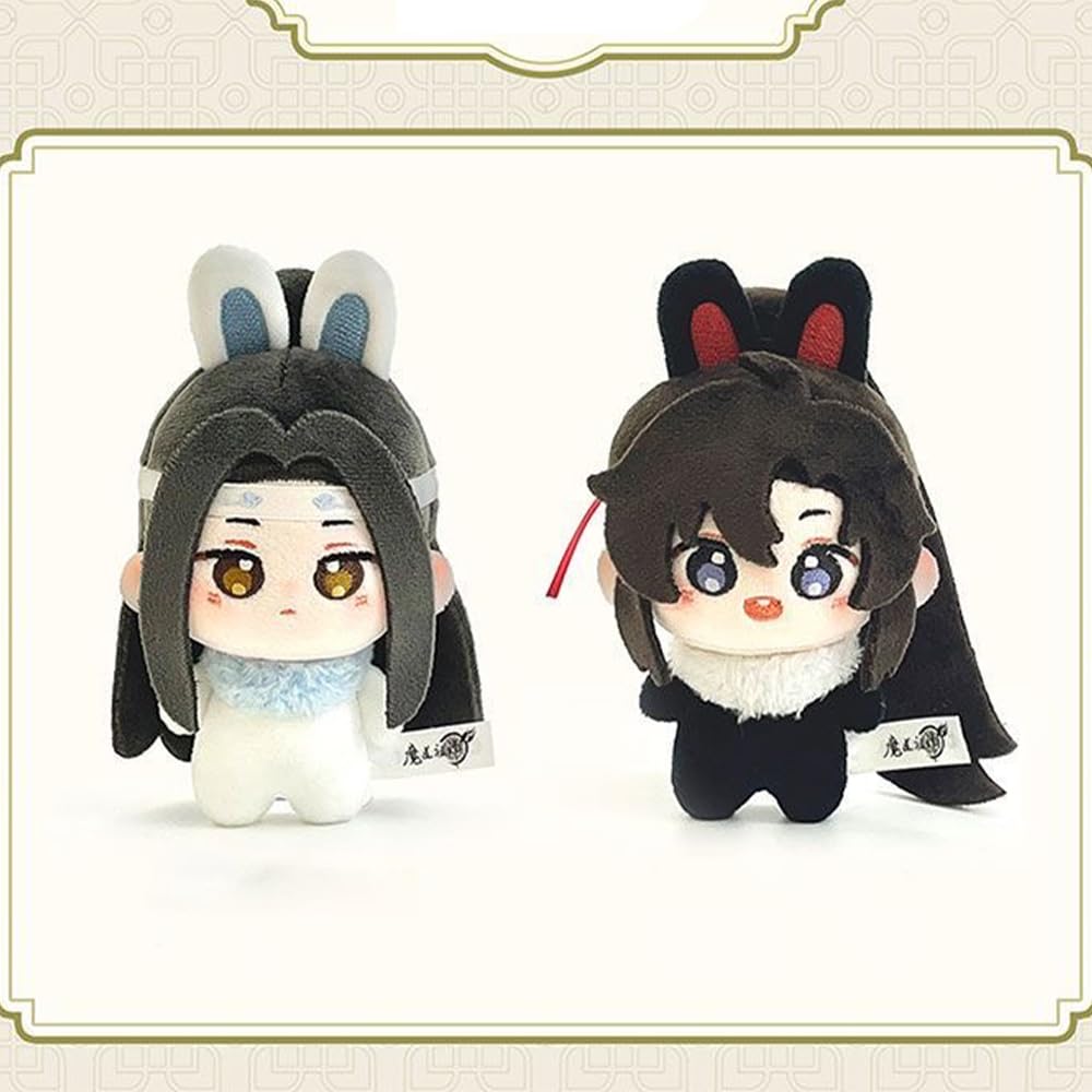 DEXSHUN 2pcs Wei Wu Xian Soft Figure Anime Colgante Llavero