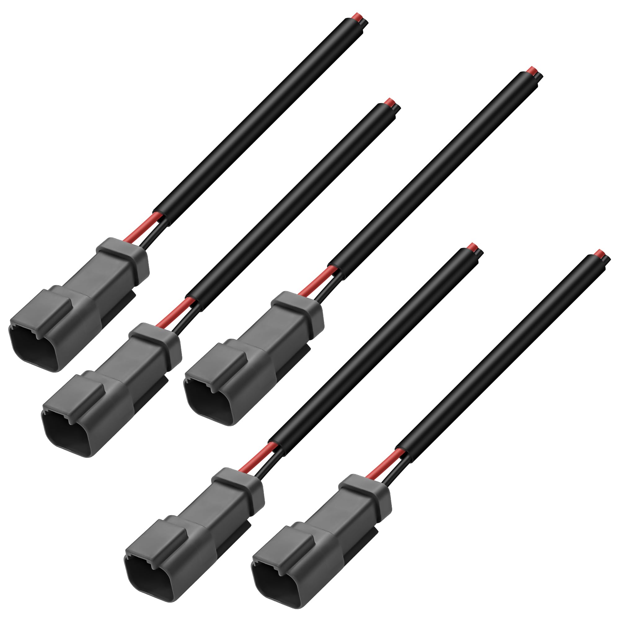 thumbnail: Waterdichte 4-polige DTP Connectors - 12 AWG - Voor Auto, Boot, LED
