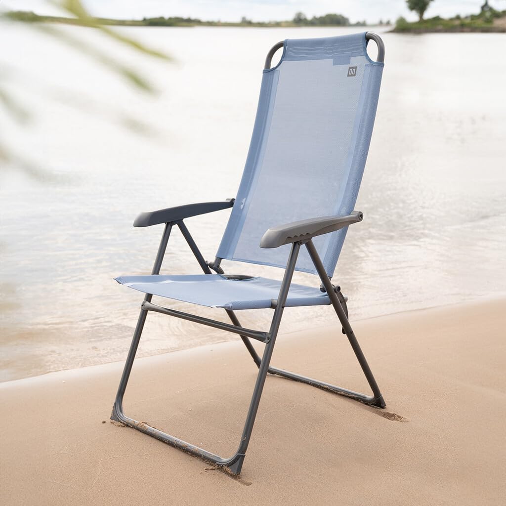 travellife campingstuhl Como Recliner Sky Blue Küche, Haushalt & Wohnen diaper bag Color:F6 GLOSSY MARMOR GREY, MATT BLACK ⇒ Camping Eden -
