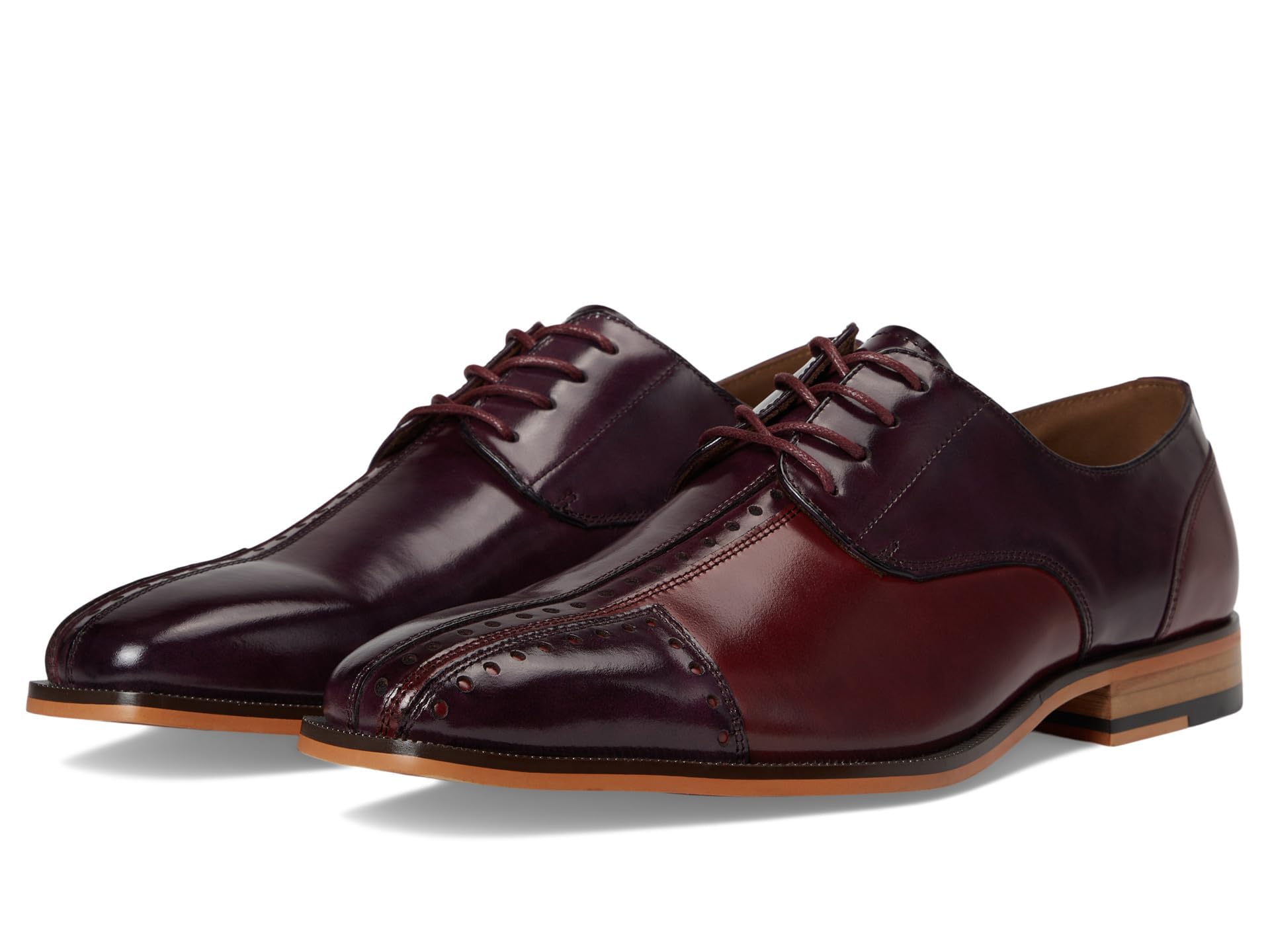 Stacy Adams Mens Palmento Cap Toe Oxford