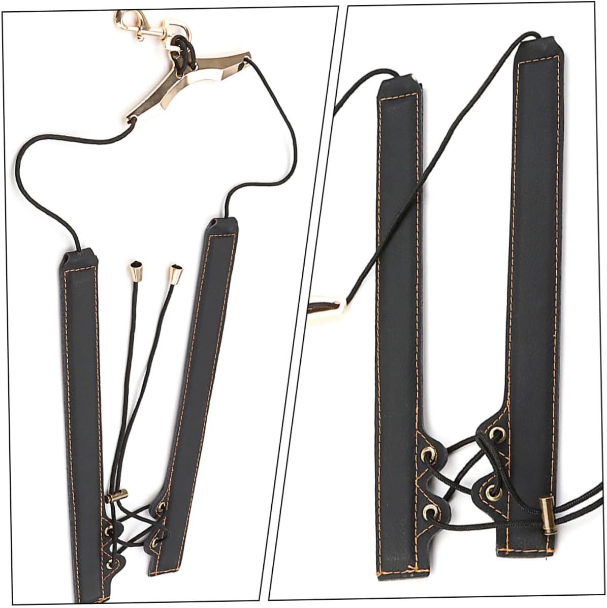 Universal Gold Thread Saxophone Shoulder Strap Adjustable Padded Harness for Alto Tenor Soprano Saxophone Instrument Accessory