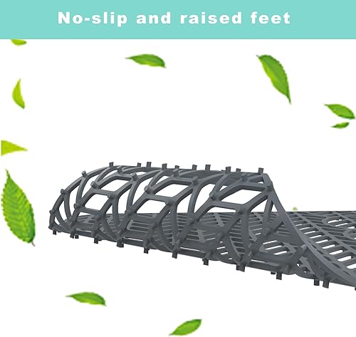 Miniatura 4 de AWOKE Protectores de fregadero para fregadero de cocina, alfombrilla de fregadero de 24 x 12.5 pulgadas, resistente al calor, alfombrilla de