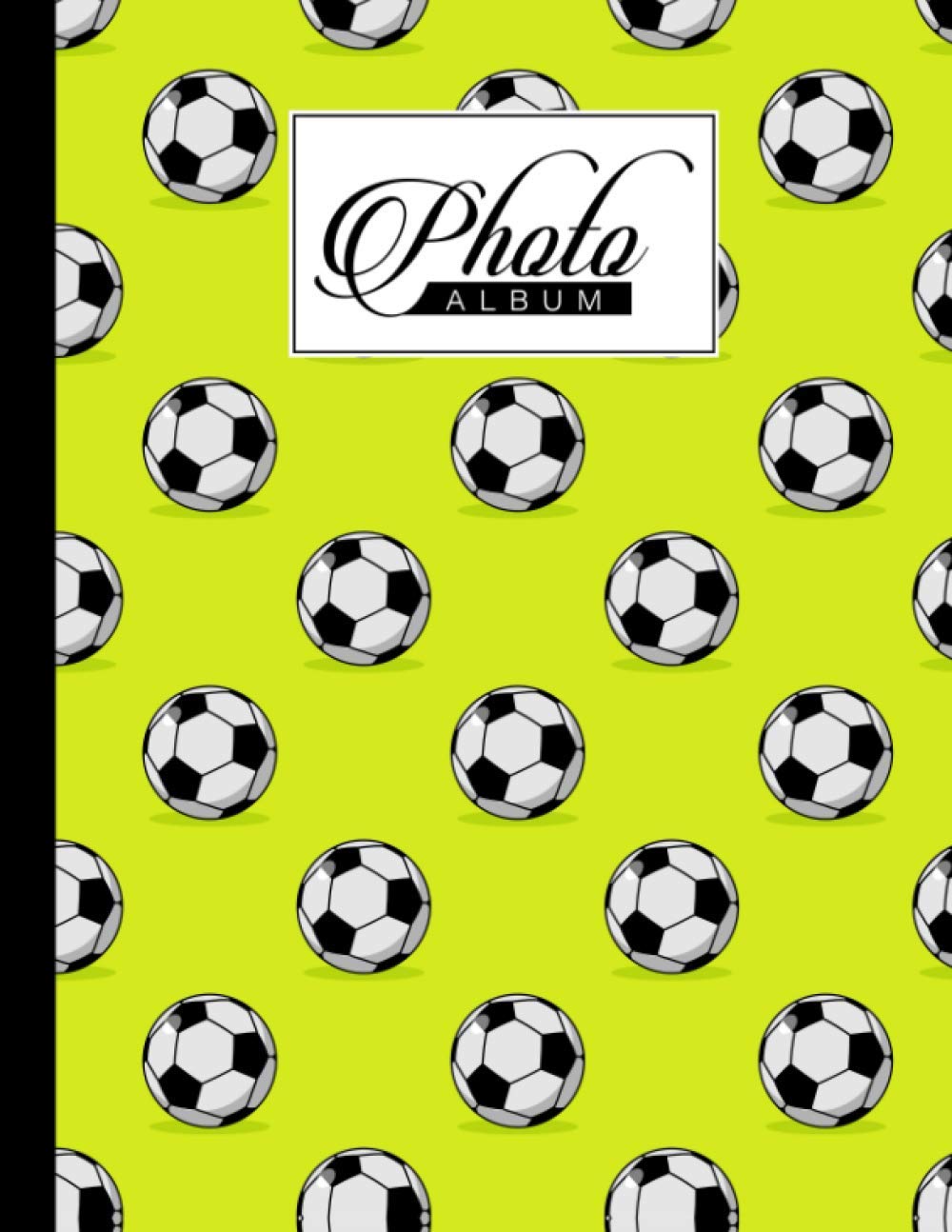Photo Album: Large Photo Albums with Writing Space Memo, Extra Large Capacity Picture Album | Premium Football Cover by Daniel Lloyd