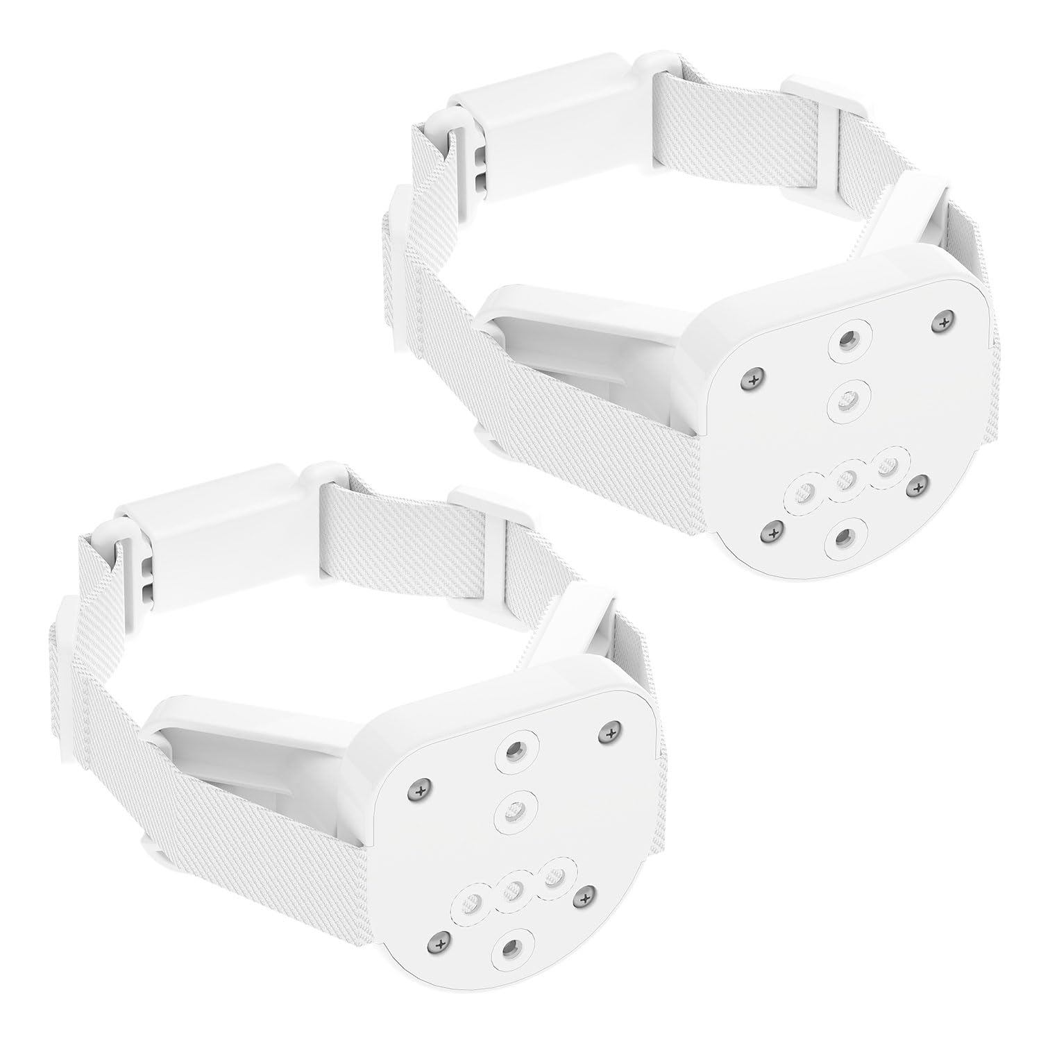 Photo 1 of 2-Pack No Hole Stairway Baby Gate Mounting Kit for Miumoon Retractable Gate, No?Drill Retractable Baby Gates Part Fit 1.9"–3.74" Round & 2.76"–3.74" Square Posts,Retractable Stair Gates for Miumoon