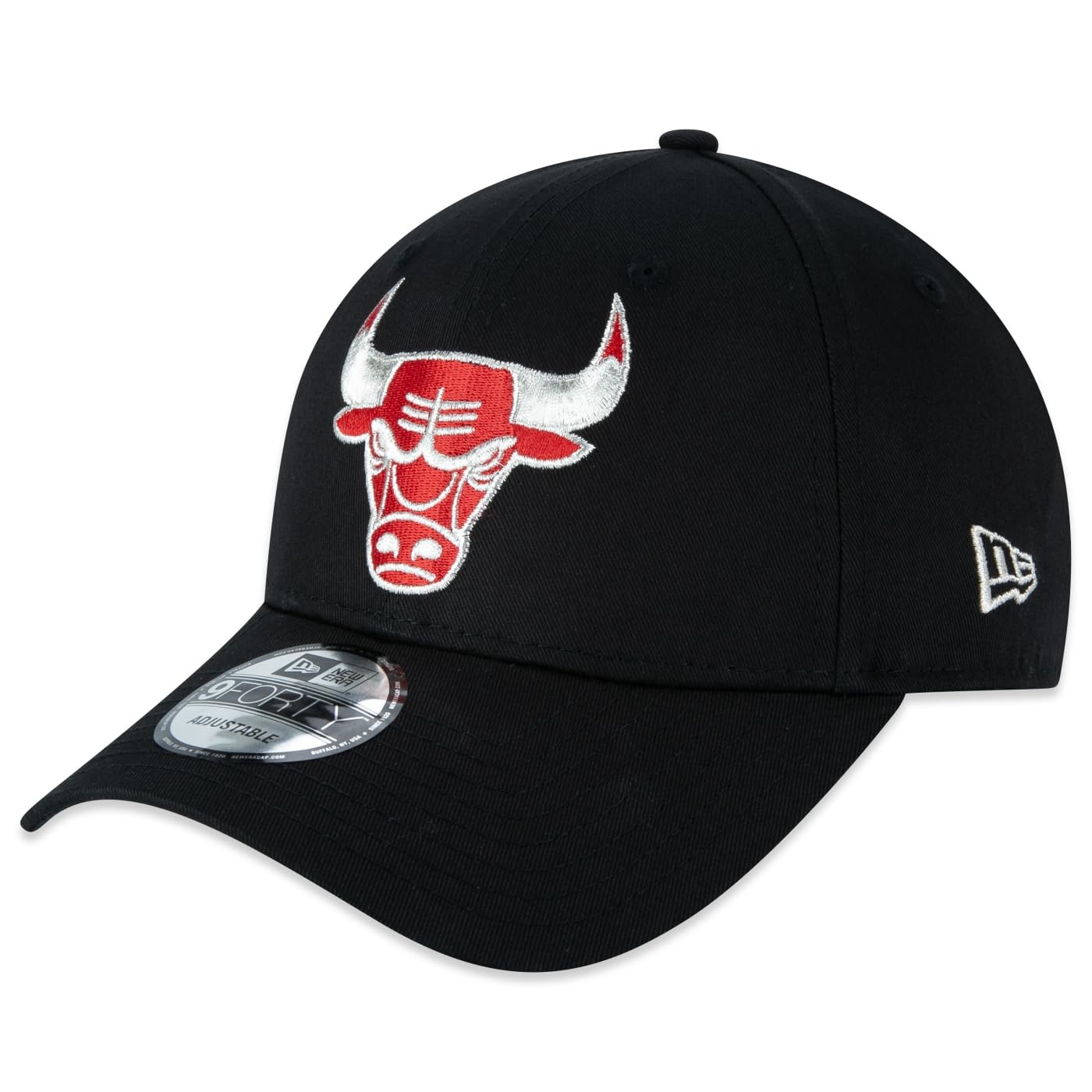 New Era Adult's 9Forty NBA Chicago Bulls Baseball Cap Hat Black
