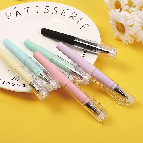 Miniatura 4 de 10 bolígrafos pequeños de tinta de gel, bolígrafos de tinta negra, bolígrafos de punta fina de 0.020 in, mini bolígrafos de escritura, bolígrafos de