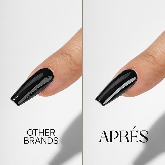 APRES Non-Wipe Glossy Top Gelcoat 15ml | HEMA & TPO-Free Gel Nail Polish Soak Off Top Coat Glossy Finish