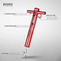 Vista 2 de Booms Fishing Escala de aluminio TS1 con resorte y gancho de 50 libras/48.5 lbs