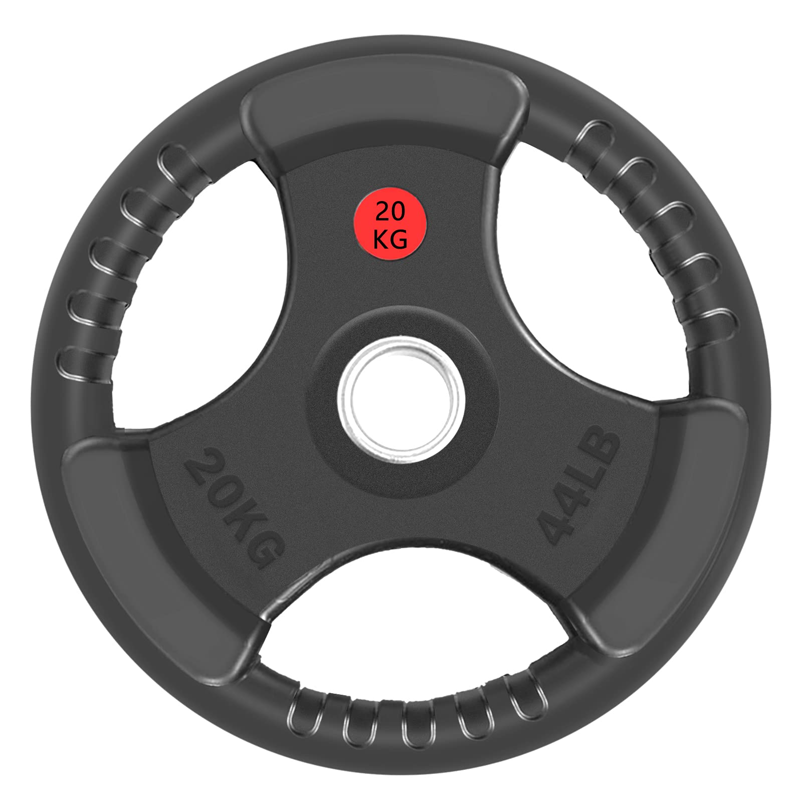 Buy wuyule 20KG 44LB Olympic Bumper Weight Plate, 2Inch Rubber Grip