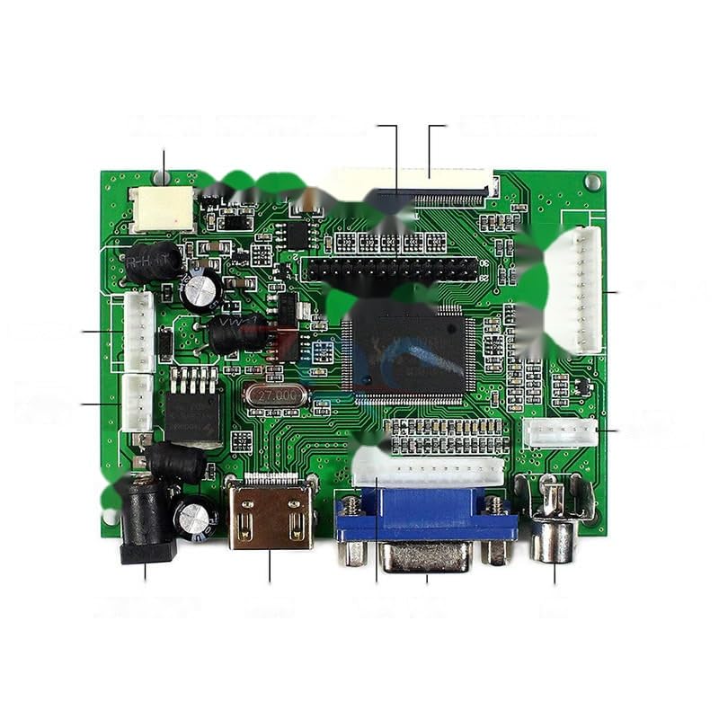 HDMI VGA 2AV LCD Controller Board for 6.5" AT065TN14 7" AT070TN92 AT070TN94 8" AT080TN64 9" AT090TN12 800x480 50Pins LCD Screen