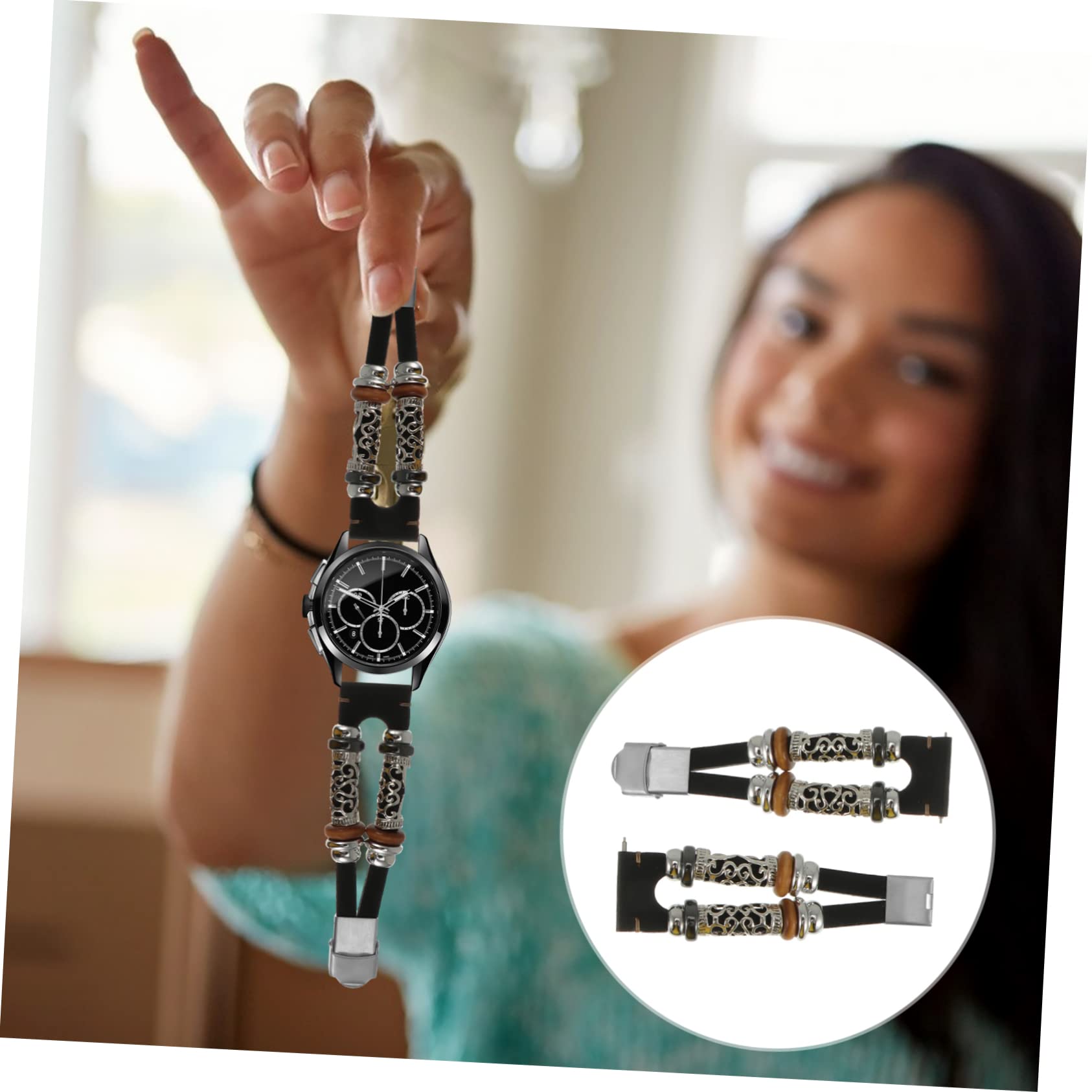 2piezas De Para Watch Banda De Reloj Elegante y Compatible Para y Ocasiones Especiales