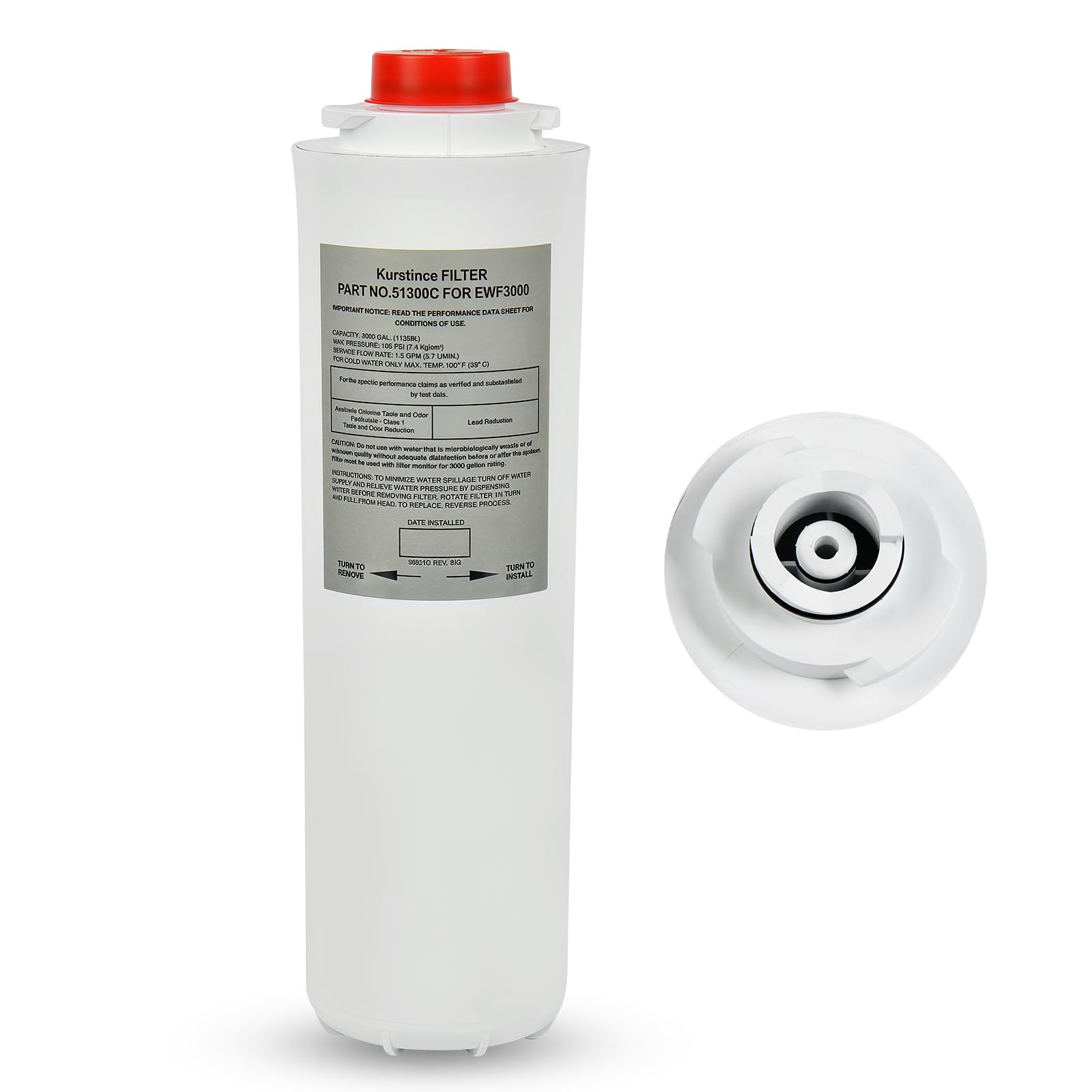 51300C Wasserfilter Für Elkay - NSF Zertifiziert, 3er Pack Für Sauberes Trinkwasser